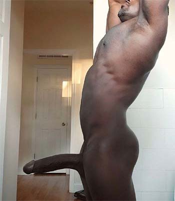 Noir gay pénis 24 cm sur Langon 33210